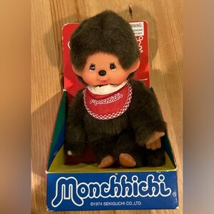NEW Vintage Monchichi Monkey in Original Box. 1980’s